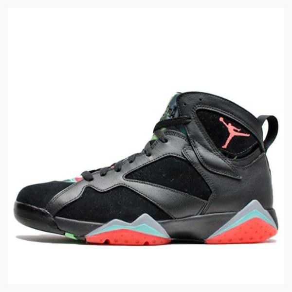 Air Jordan 7 Nike Retro Marvin the Martian Zapatillas Baloncesto Hombre Negras Rojas | JD-706ZN