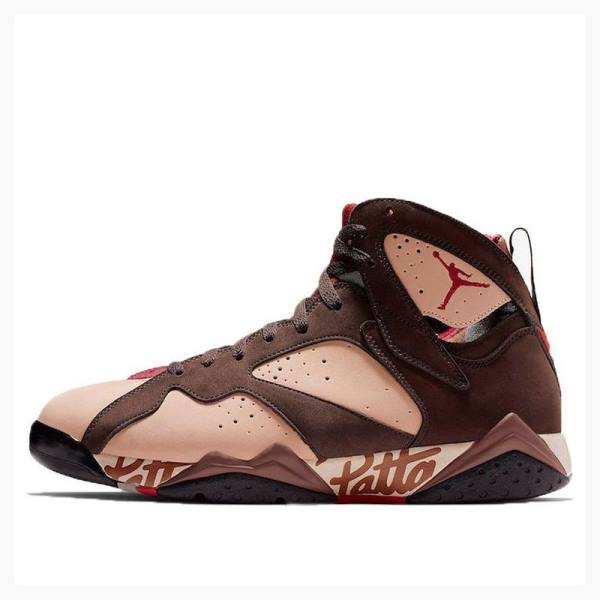 Air Jordan 7 Nike Retro Patta - Shimmer Zapatillas Baloncesto Hombre Marrones | JD-325IE