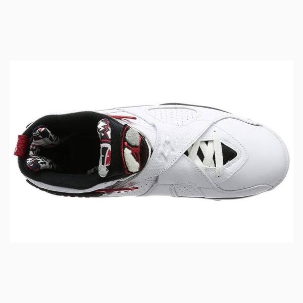 Air Jordan 8 Nike Retro Alternate Zapatillas Baloncesto Hombre Blancas Negras Rojas | JD-064QI