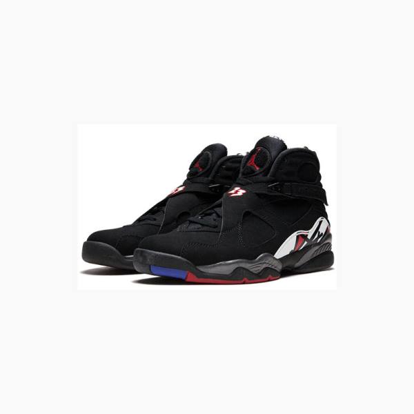 Air Jordan 8 Nike Retro Playoffs Zapatillas Baloncesto Hombre Negras Blancas Rojas | JD-510DU