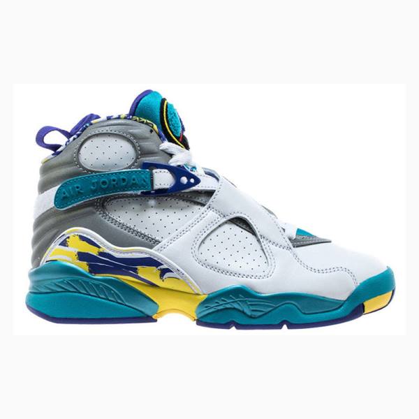 Air Jordan 8 Nike Retro Zapatillas Baloncesto Mujer Blancas | JD-041HV