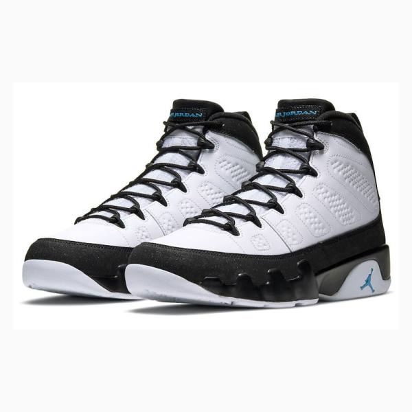 Air Jordan 9 Nike Retro Zapatillas Baloncesto Hombre Blancas Negras | JD-084XN