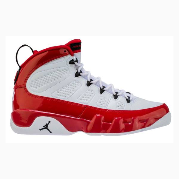 Air Jordan 9 Nike Retro Zapatillas Baloncesto Hombre Blancas Rojas | JD-137KR