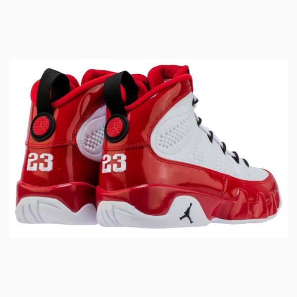 Air Jordan 9 Nike Retro Zapatillas Baloncesto Hombre Blancas Rojas | JD-137KR