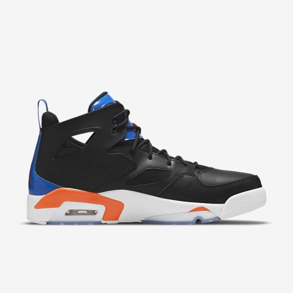 Air Jordan Nike Flight Club 91 Zapatillas Hombre Negras Azul Real Blancas Naranjas | NK547NXH