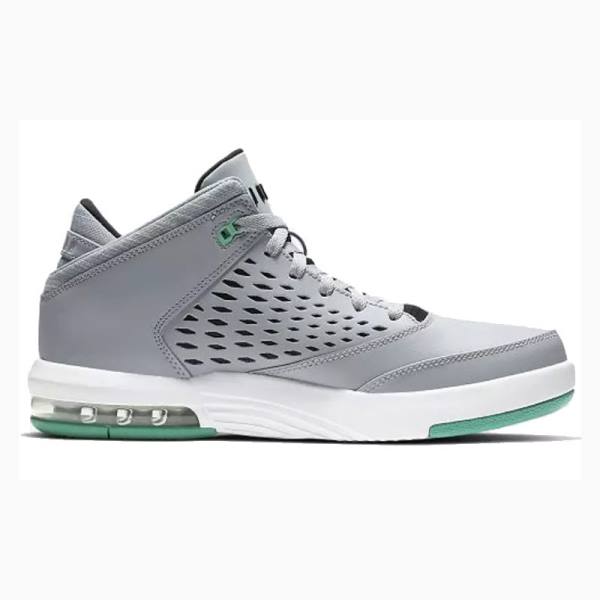 Air Jordan Nike Flight Origin 4 Zapatillas Baloncesto Hombre Gris Verde | JD-079LS