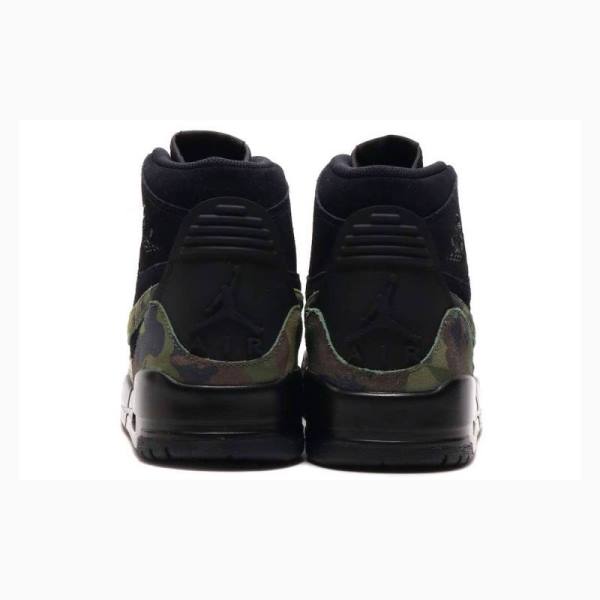 Air Jordan Nike Legacy 312 Camo Zapatillas Baloncesto Hombre Negras Verde | JD-481VX