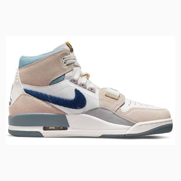 Air Jordan Nike Legacy 312 High Zapatillas Baloncesto Hombre Beige Azules | JD-619SW