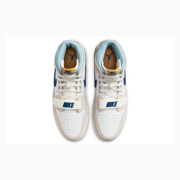 Air Jordan Nike Legacy 312 High Zapatillas Baloncesto Hombre Beige Azules | JD-619SW