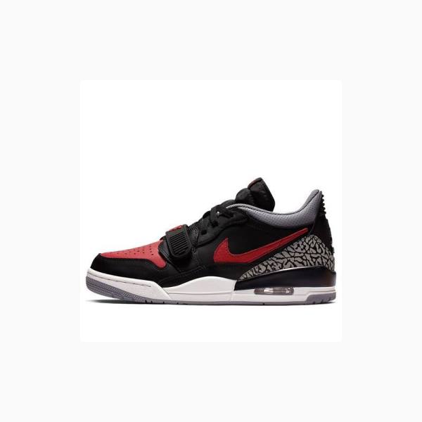 Air Jordan Nike Legacy 312 Low Bred Cement Zapatillas Hombre Negras Rojas | JD-318SQ