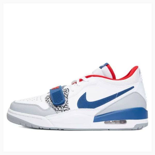 Air Jordan Nike Legacy 312 Low French Zapatillas Mujer Blancas Azules Rojas | JD-418KN