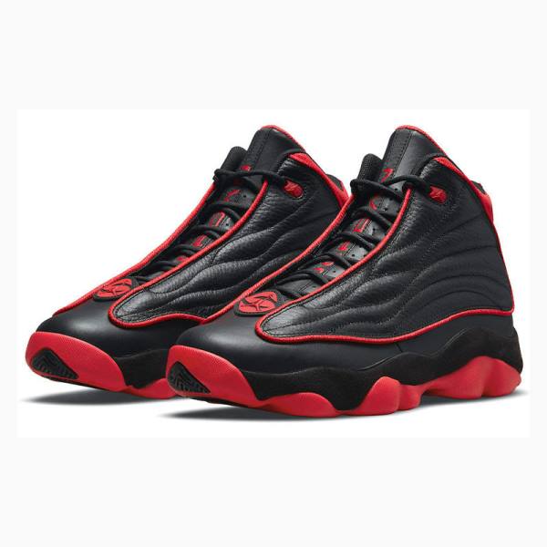 Air Jordan Nike Pro Strong Bred Zapatillas Baloncesto Hombre Negras Rojas | JD-659RG