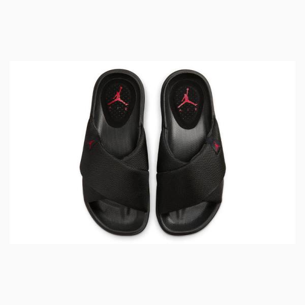 Air Jordan Nike Sophia Chanclas Mujer Negras | JD-372OE