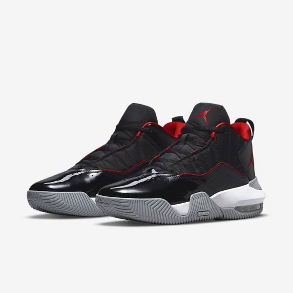 Air Jordan Nike Stay Loyal Zapatillas Hombre Negras Blancas Gris Rojas | NK189NFE