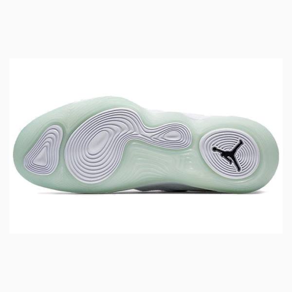 Air Jordan Nike SuperFly Low PF Zapatillas Mujer Blancas Verde | JD-201IU