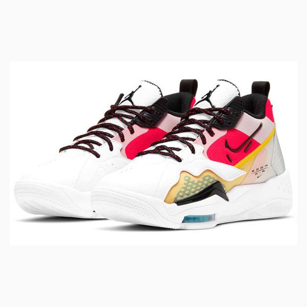 Air Jordan Nike Zoom 92 Zapatillas Baloncesto Mujer Blancas Rojas Negras | JD-839FA