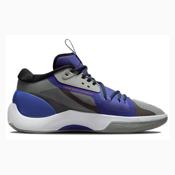 Air Jordan Nike Zoom Separate PF Zapatillas Baloncesto Hombre Gris Azules | JD-936AW